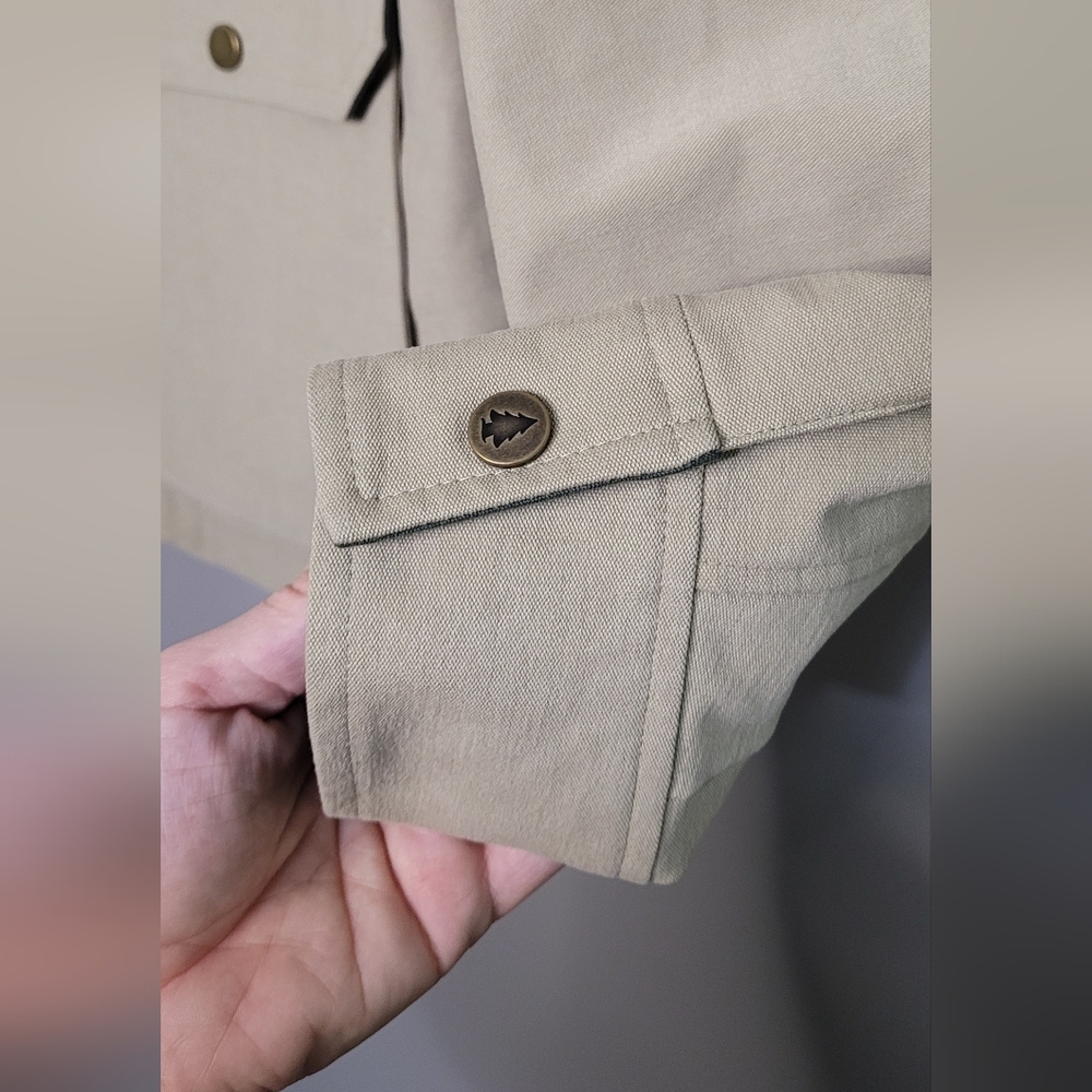 Woods Womens Khaki Jacket Chore Utility Camping S - Picture 3 of 9